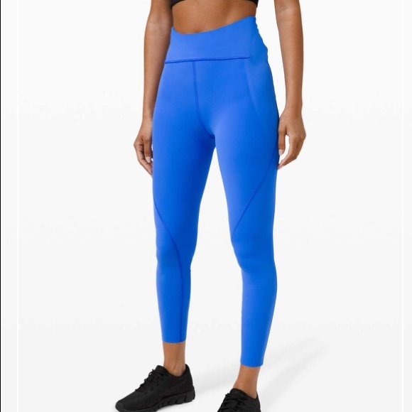 lululemon athletica Pants - Lululemon Free to Speed High-rise Tight 25” in Wild Bluebell